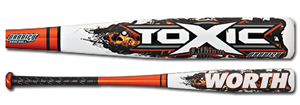 2012 Worth Toxic Prodigy BBCOR Baseball Bat ABPBC